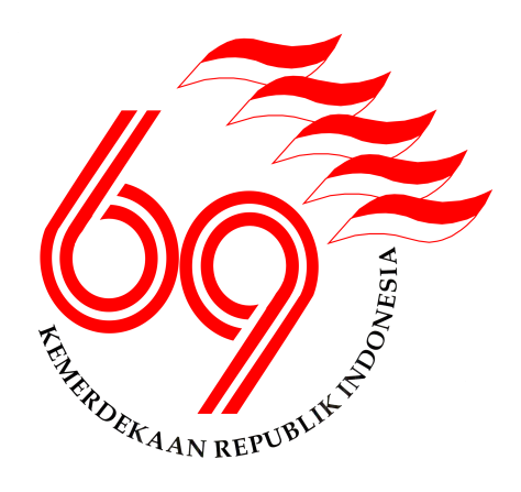 logo HUT RI 69 OOC 2014
